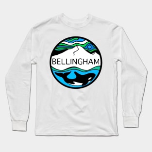 Bellingham Washington Orca - Color Version Long Sleeve T-Shirt